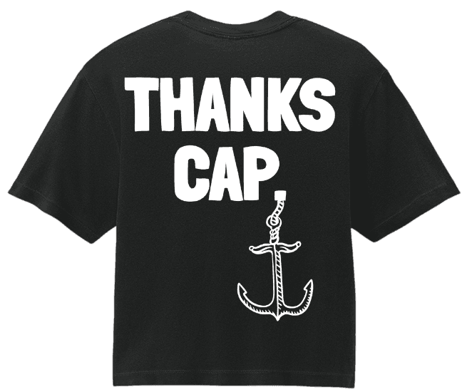 Ladies Thanks Cap. T-Shirt